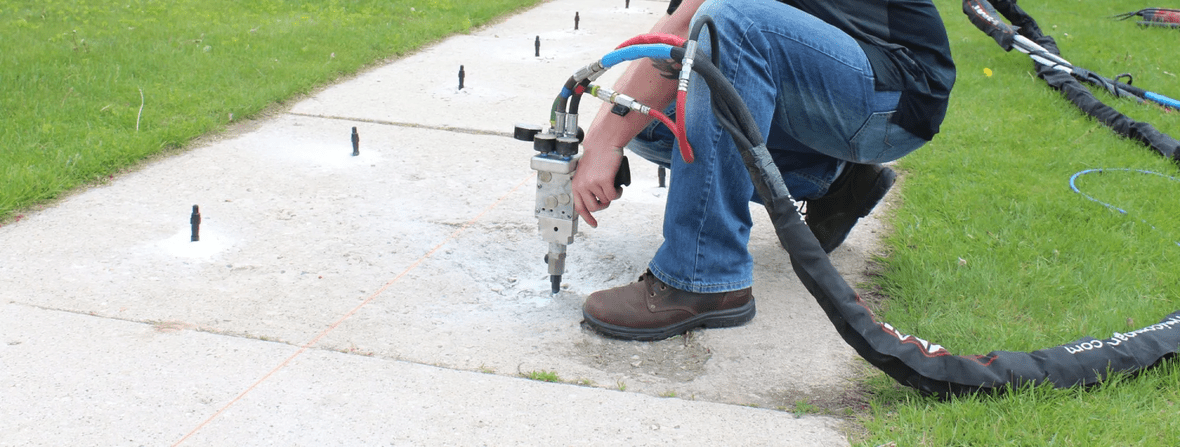 Hybrid Mudjacking with Polyurethane